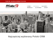 Tablet Screenshot of itcube.pl
